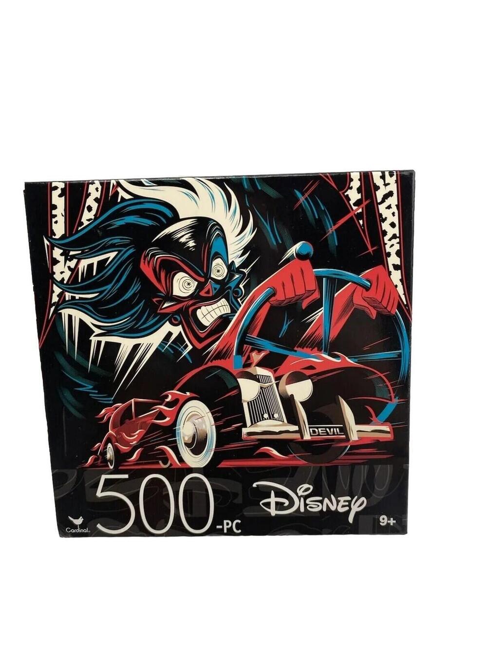 Disney 101 Dalmatians Cruella De Vil Puzzle 500 Pieces Brand New Collectible